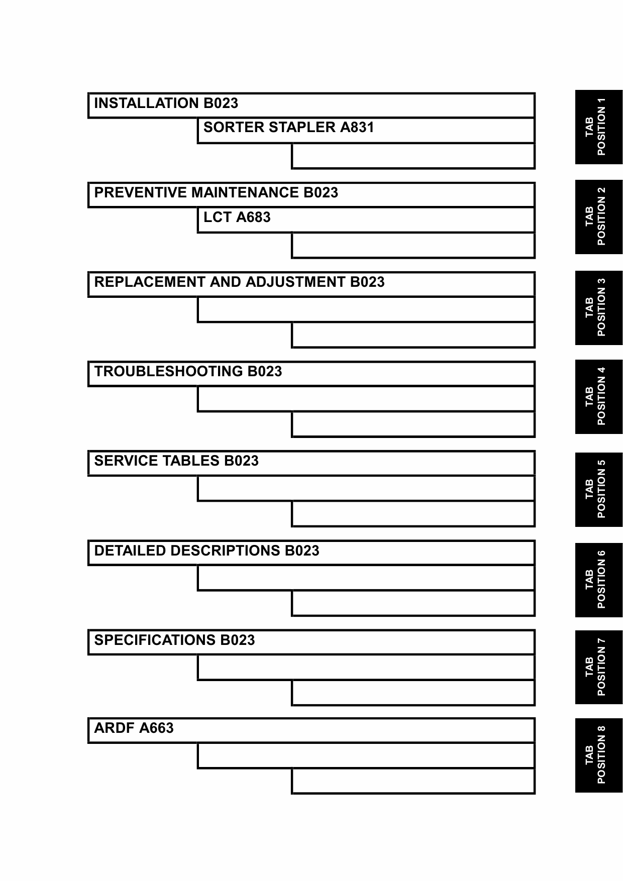 RICOH Aficio 6513 B023 Parts Service Manual-2